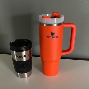 Stanley Vibrant Orange Travel Tumbler